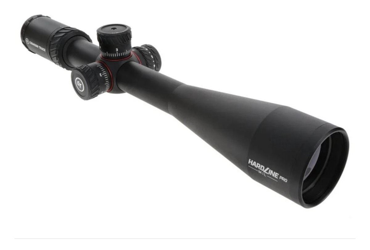 Crimson Trace Hardline Pro Rifle Scope - 6-24x50mm 30mm SFP MR1-MIL Illum view 2