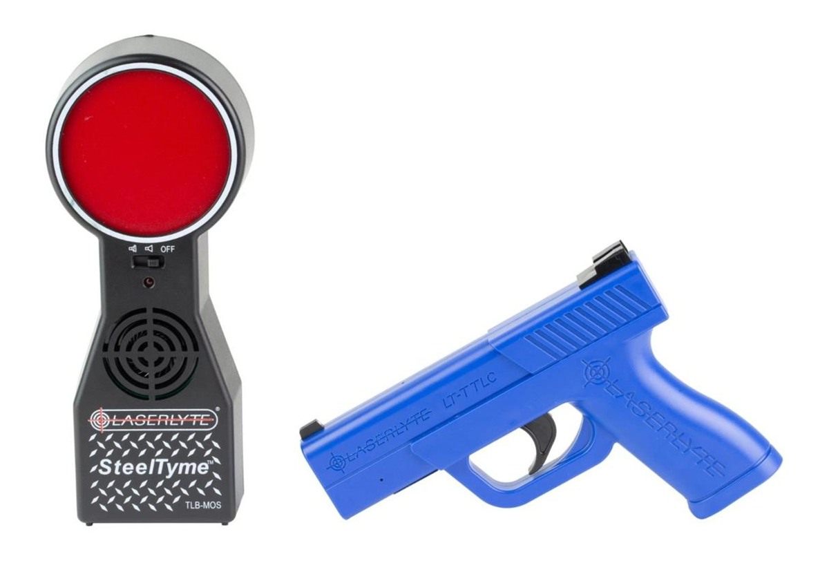 Laserlyte Fullsize Trainer Pistol and SteelTyme Target