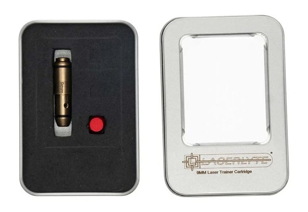 LaserLyte Cartridge Trainer and Bore Sight SteelTyme Target 9x19 view 5