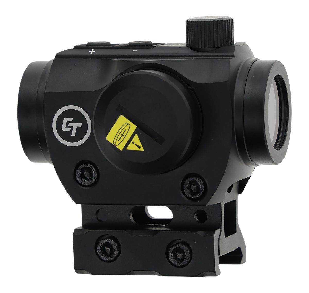 Crimson Trace 1244743 CTS-25 Black 4 MOA Red Dot Reticle, Includes Riser