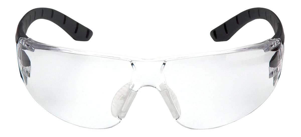 Pyramex PYSBG9610ST Endeavor Glasses Clear Lens Anti-Fog Black-Gray