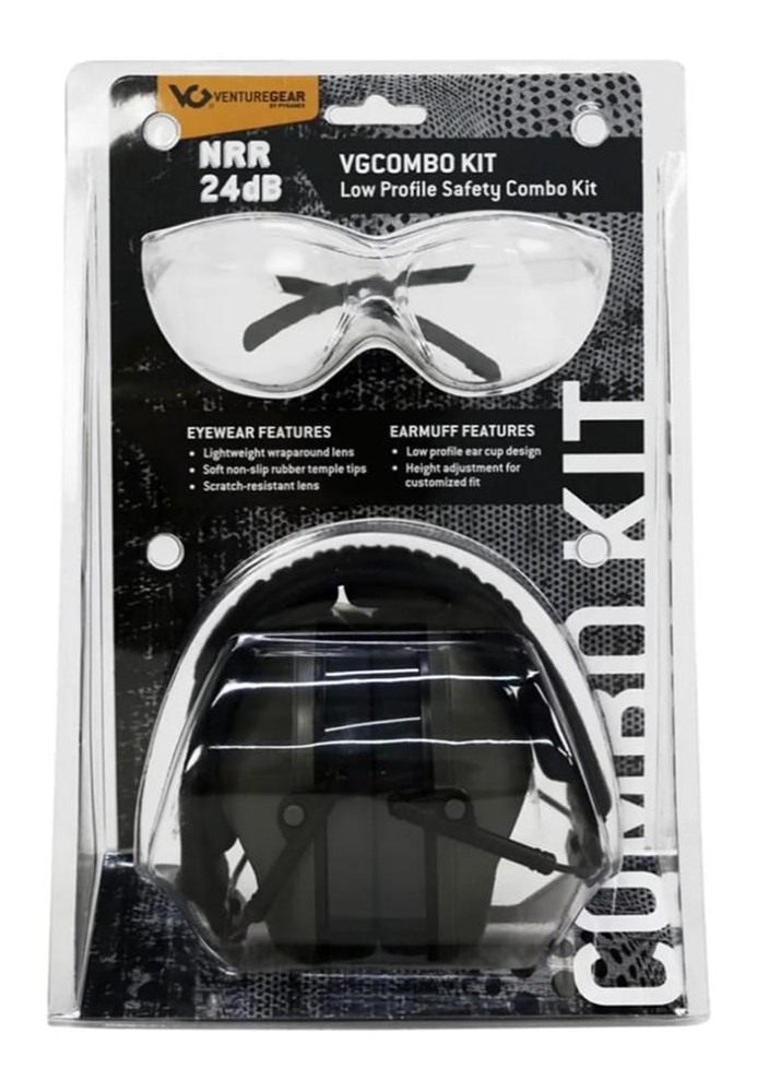 Pyramex VGCOMBO210 Low-Profile Combo Kit Scratch Resistant Clear Lens with view 2