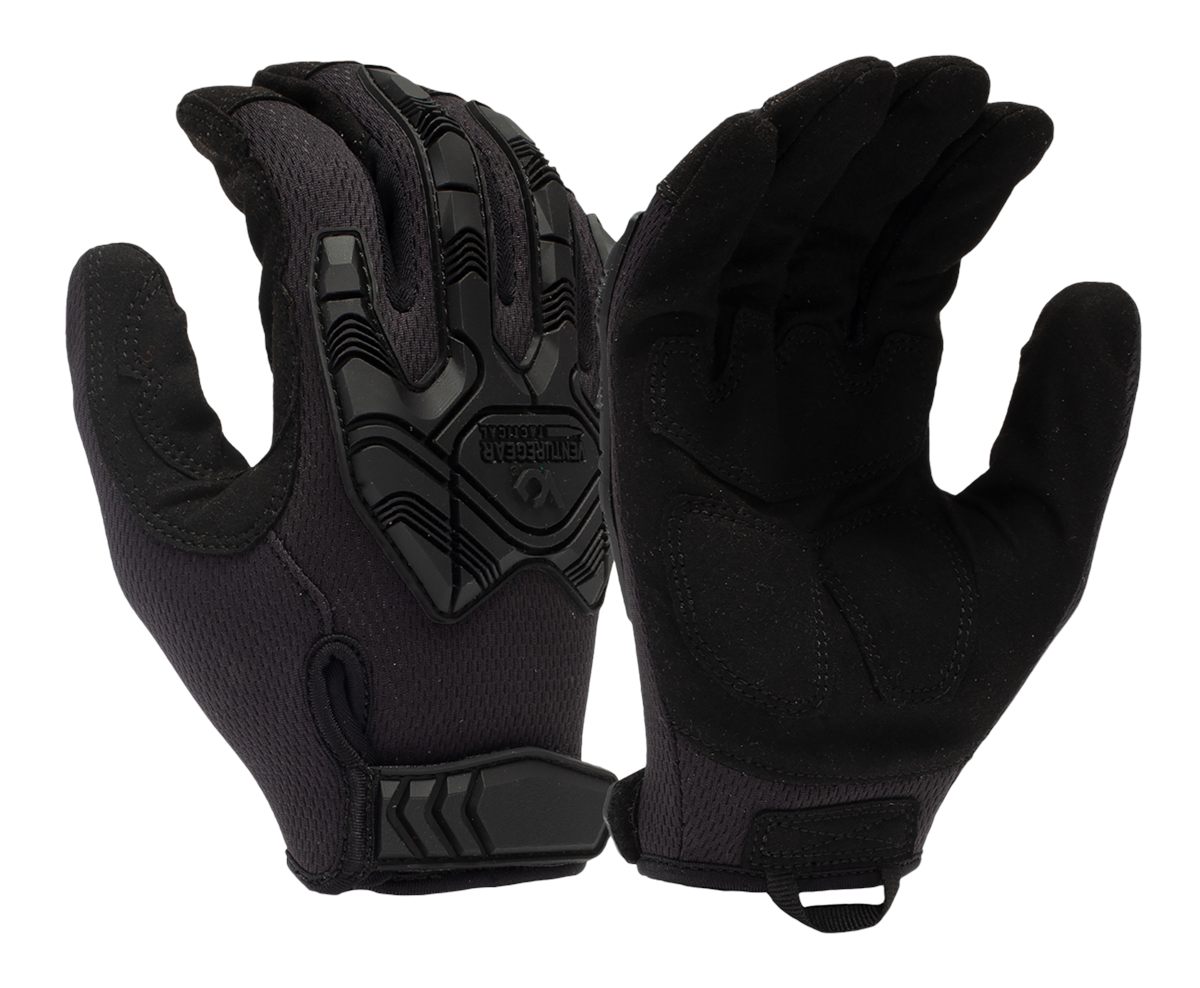 Pyramex VGTG40BM Impact Operator Heavy-Duty Black Synthetic Leather Medium