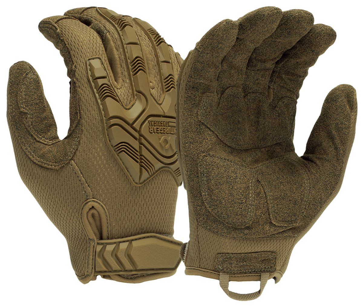 Pyramex VGTG40TX2 Impact Operator Heavy-Duty Brown Synthetic Leather XXL Ho