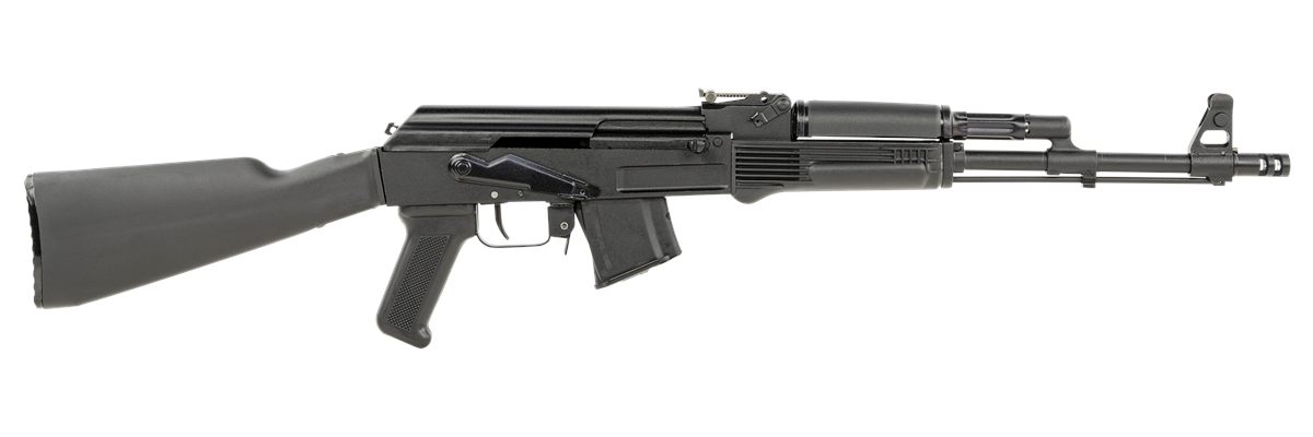 Arsenal SAM7R62 7.62x39mm 10+1 16.25in, Black, Polymer Furniture, Muzzle Br