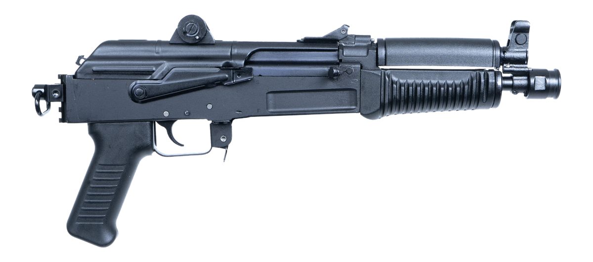 Arsenal SAM7K44 7.62x39mm 5+1 8.50in Black Steel Threaded Barrel, Aluminum
