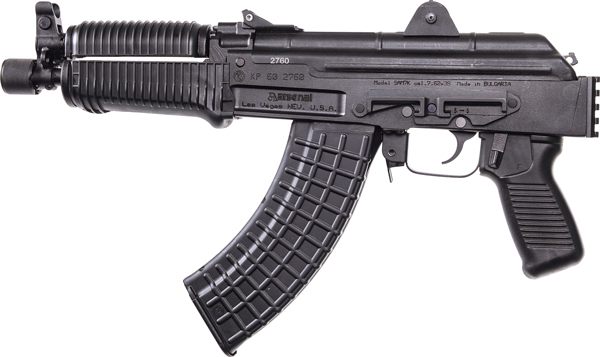 Arsenal SAM7K55 7.62x39mm 30+1 8.50in Black Steel Threaded Barrel, Polymer view 6