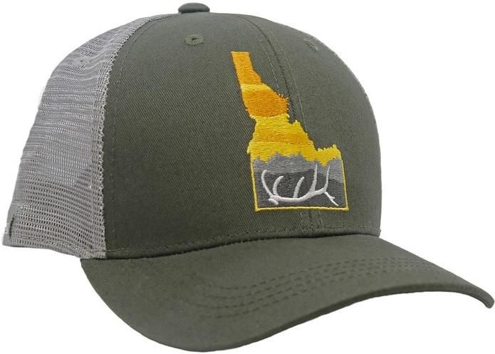 RepYourWater Idaho Backcountry Mesh Hat Green/Lt Gray view 2