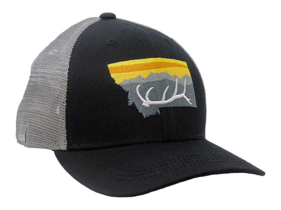 RepYourWater Montana Backcountry Mesh Hat Black/Lt Gray
