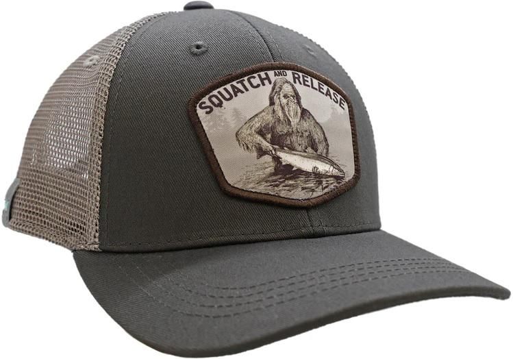 RepYourWater Squatch and Release Badge Hat Gray/Light Gray, ST view 2