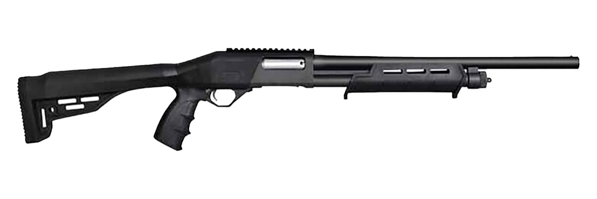 JTS Group Shotgun X12PT 12 Gauge Pump 2.75in 4+1 18.56in Black Barrel, Rece