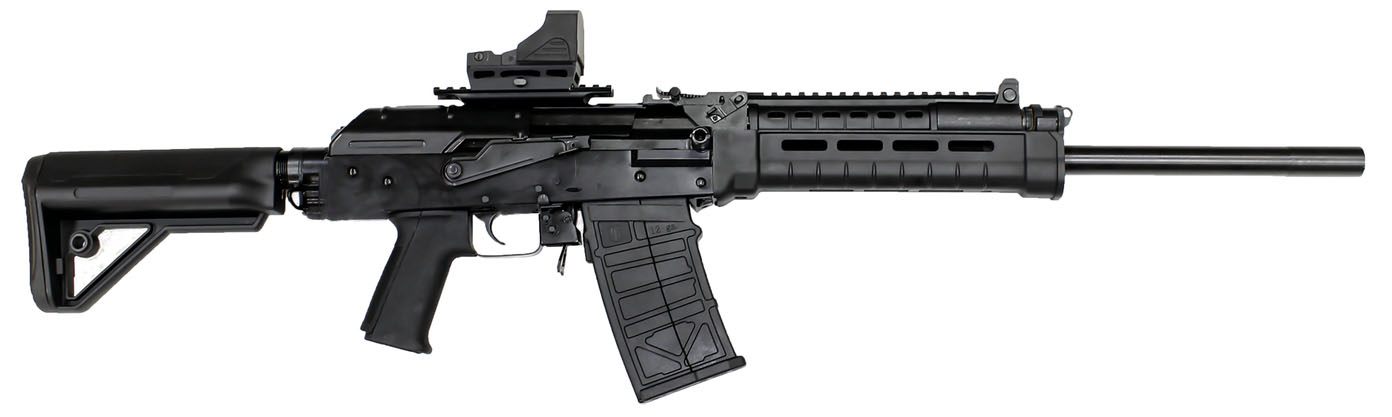 JTS Shotgun M12AKT2.1 T1 12 Gauge Semi-Auto 5+1 (2.75in) 3in 18.70in Chrome view 2