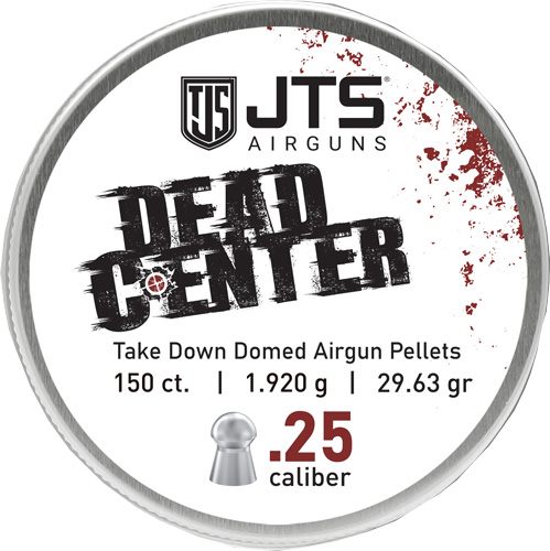 Jts Group Pellets Dead Center 25 Cal Domed 29.63 150ct