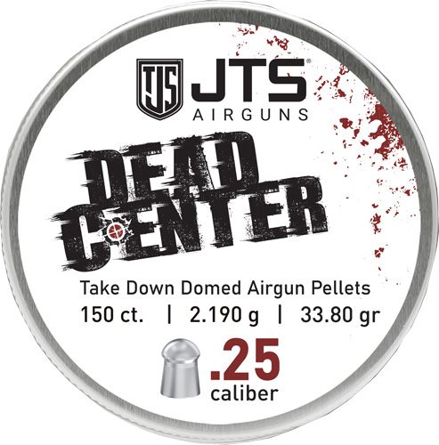 Jts Group Pellets Dead Center 25 Cal Domed 33.80 150ct