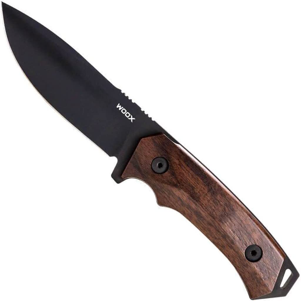 Woox Rock 62 Fixed Blade (Black - Walnut Handle) view 2