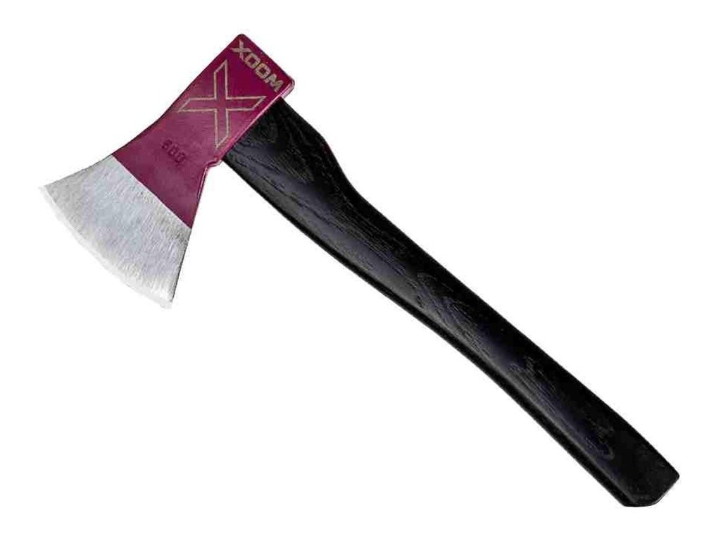 Woox Thunderbird Tempered Carbon Steel Throwing Axe w/ American Appalachian view 2
