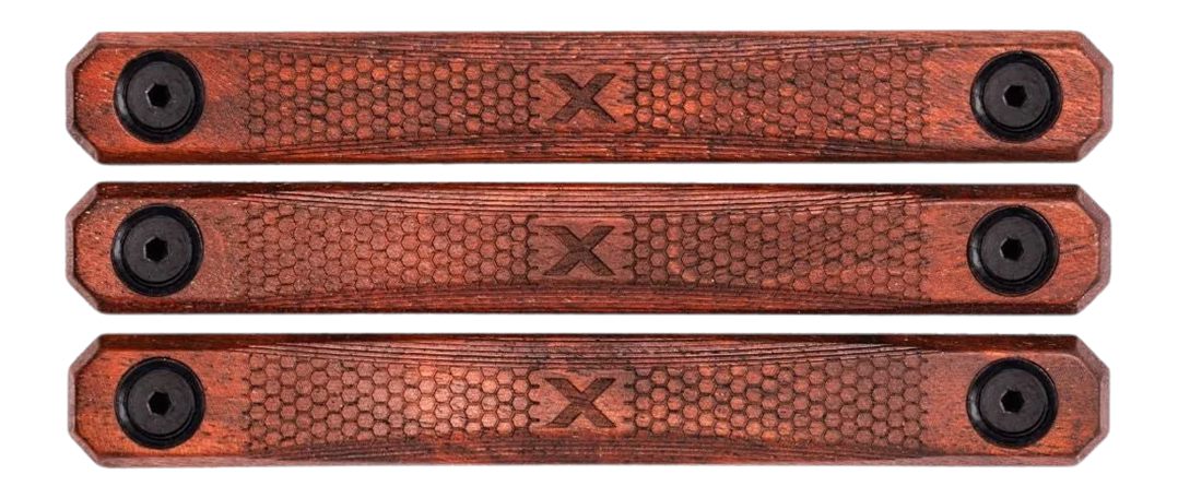 Woox SH.MLK004.S3 M-LOK Rail Covers 3 Slot American Walnut 4.88in Long