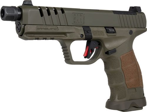 SAR USA Socom 9MM 5.2in BBL 17/21 RD MAG SF Green view 2