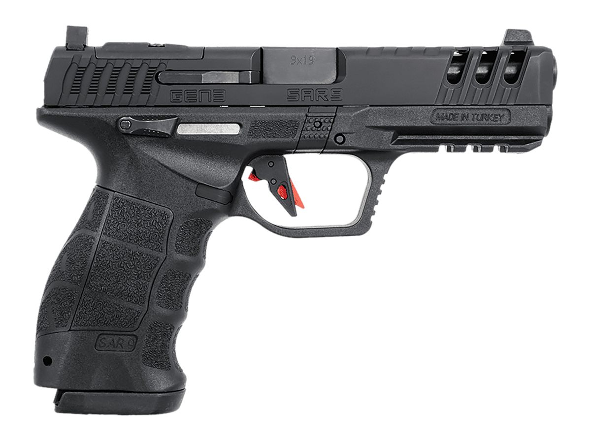SAR USA Gen3 Full Size 9mm Luger 17+1 4.40in Black Steel Barrel, Cerakote S
