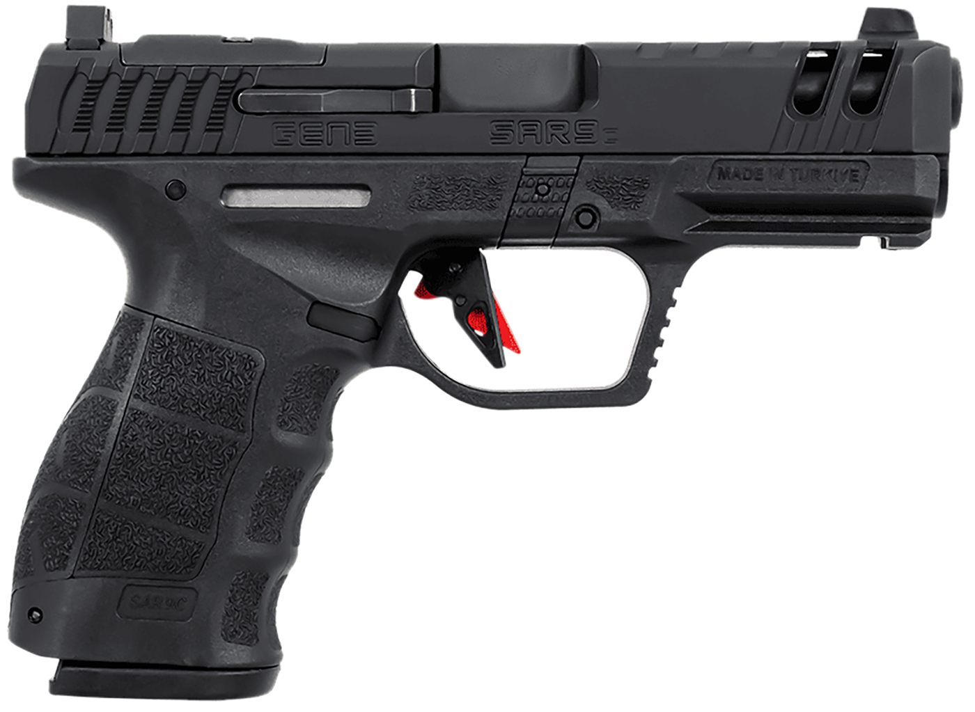 SAR Firearms USA C Gen3 Compact 9mm Luger 15+1 4in Black Steel Barrel, Opti