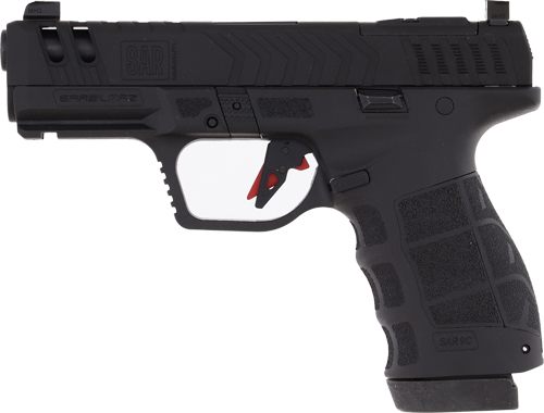 SAR USA silmaz Gen3 Compact 9mm Luger 10+1 4.10in Black Barrel, Steel Optic view 2
