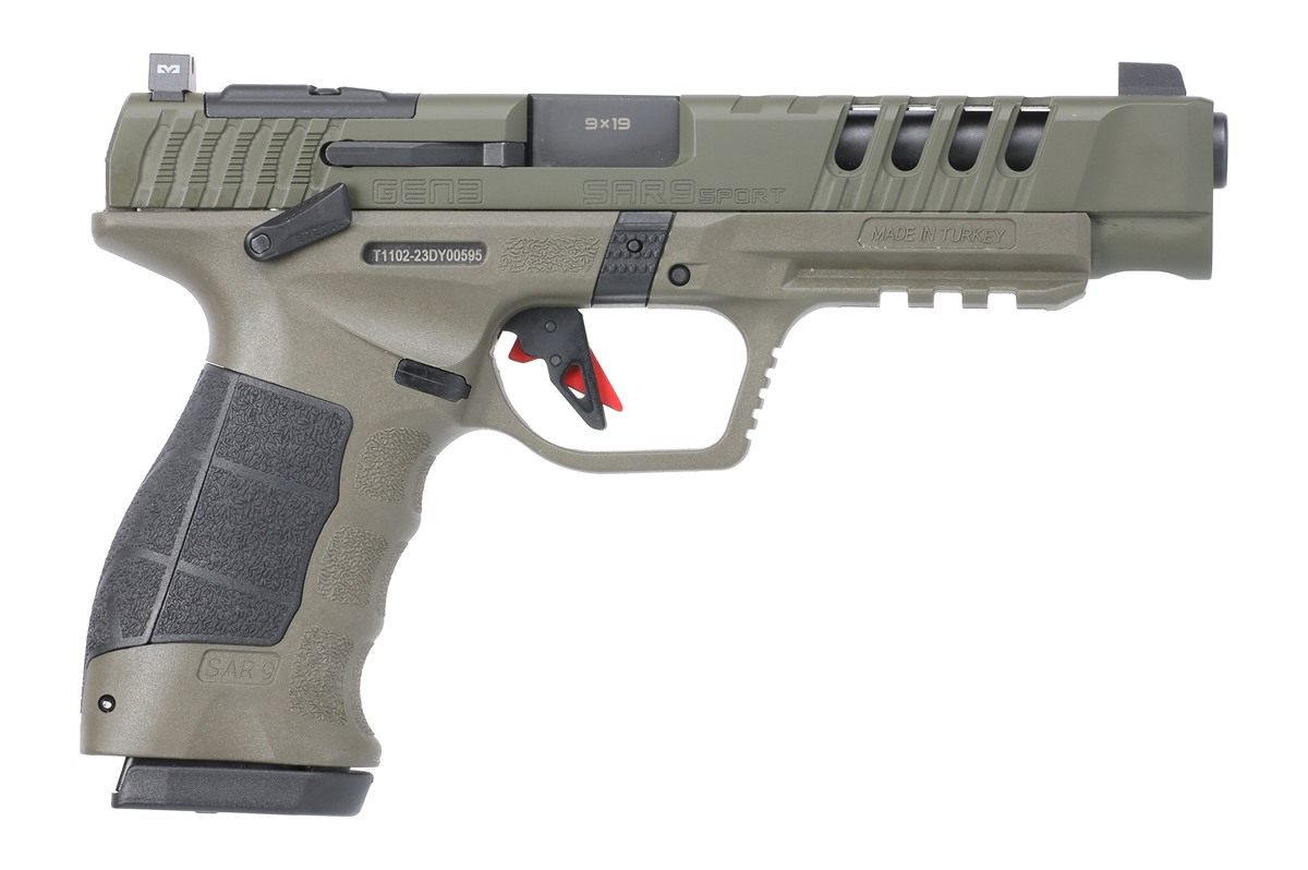 SAR Firearms 9 Sport GEN3 9MM ODG 5.2in