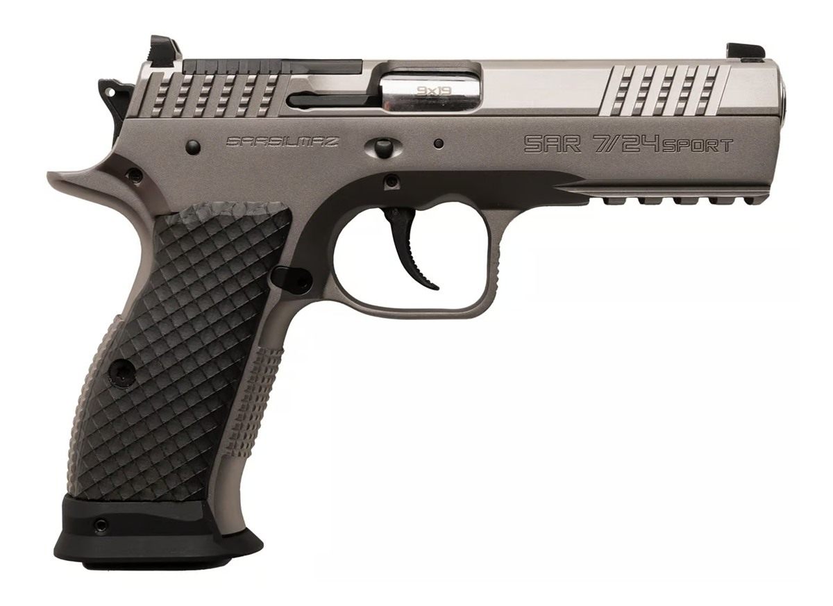 SAR USA silmaz 7/24 9mm Luger 17+1 4.40in Stainless Barrel, Matte Steel Opt