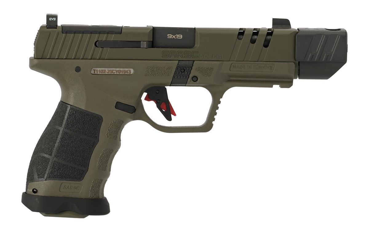 SAR USA Compact Socom 9M 4.7in BBL 15/21 RD MAG SF Green