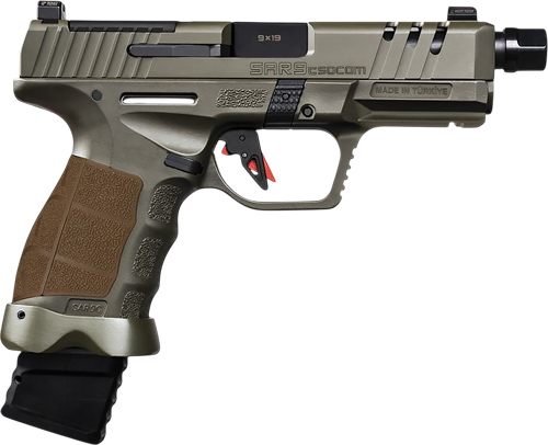 SAR USA Compact Socom 9M 4.7in BBL 15/21 RD MAG SF Green view 2