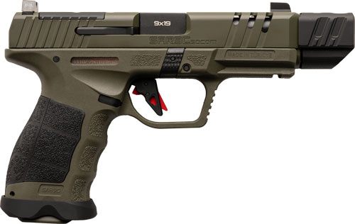 SAR USA Compact Socom 9M 4.7in BBL 15/21 RD MAG SF Green view 3