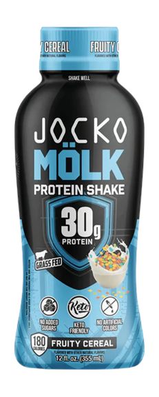 Jocko Fuel 29243 Molk Rtd Fruity Cereal Protein 12pk