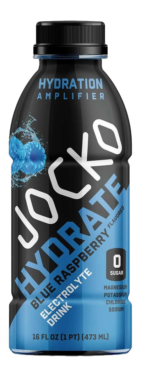 Jocko Fuel 29746 Blue Rasberry Hydrate Drink 16oz 12 Pack