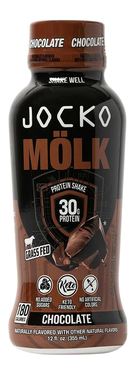 Jocko Fuel 29092 Chocolate Protein Shake 12oz 12 Pack