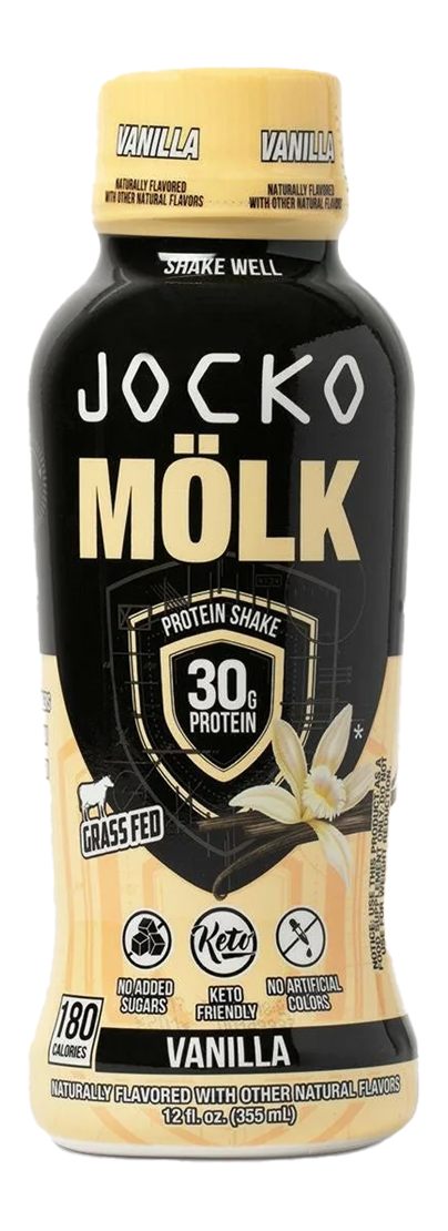 Jocko Fuel 29091 Vanilla Protein Shake 12oz 12 Pack