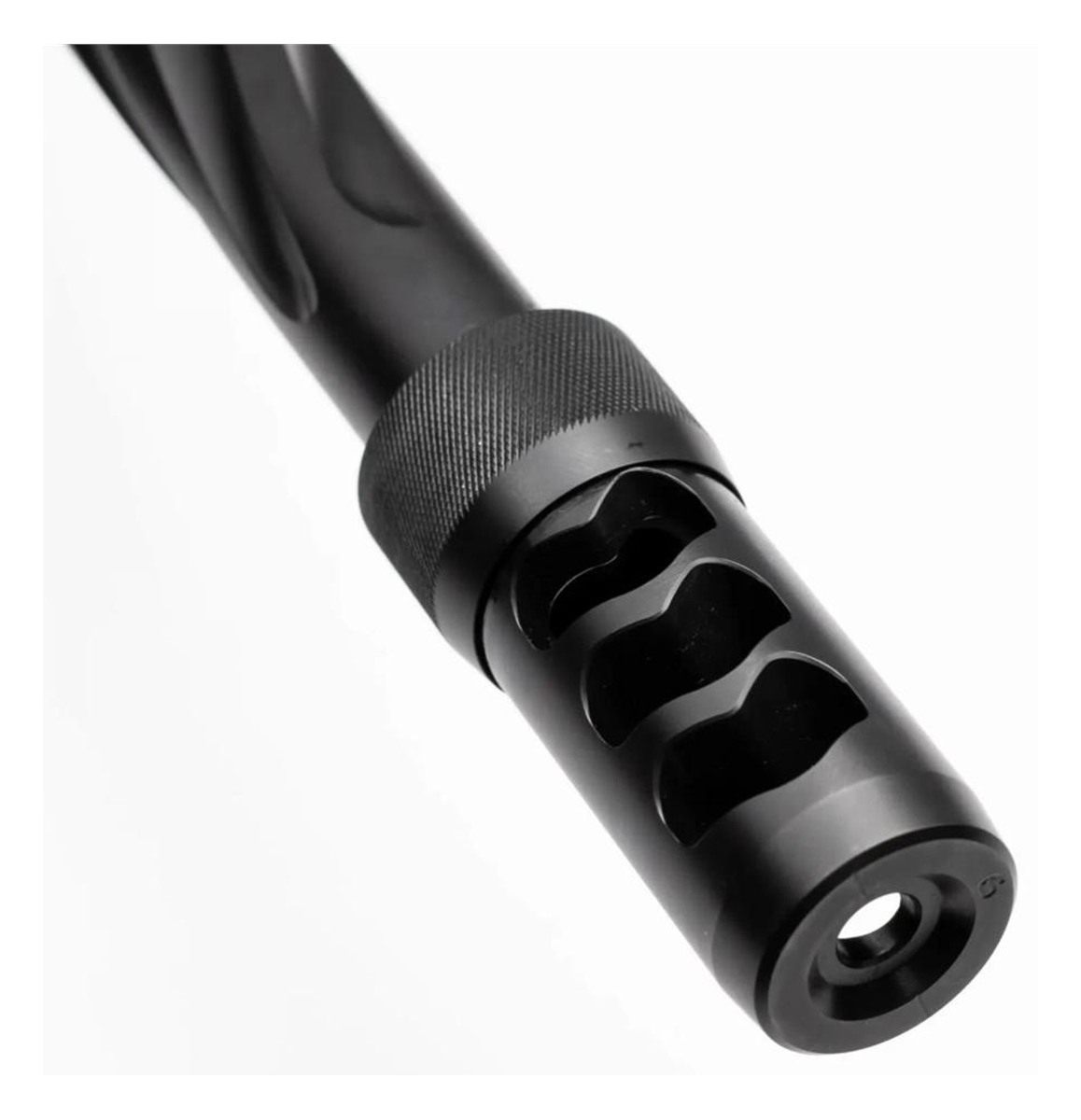Area 419 Hellfire Self Timing Muzzle Brake 223/6mm Black Nitride 5/8-24 view 2