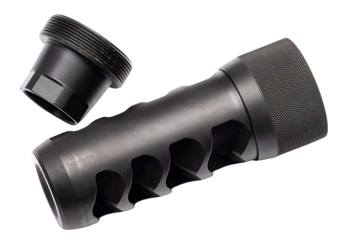 Area 419 Sidewinder Magnum Self Timing Muzzle Brake 30 cal Black Nitride 5/