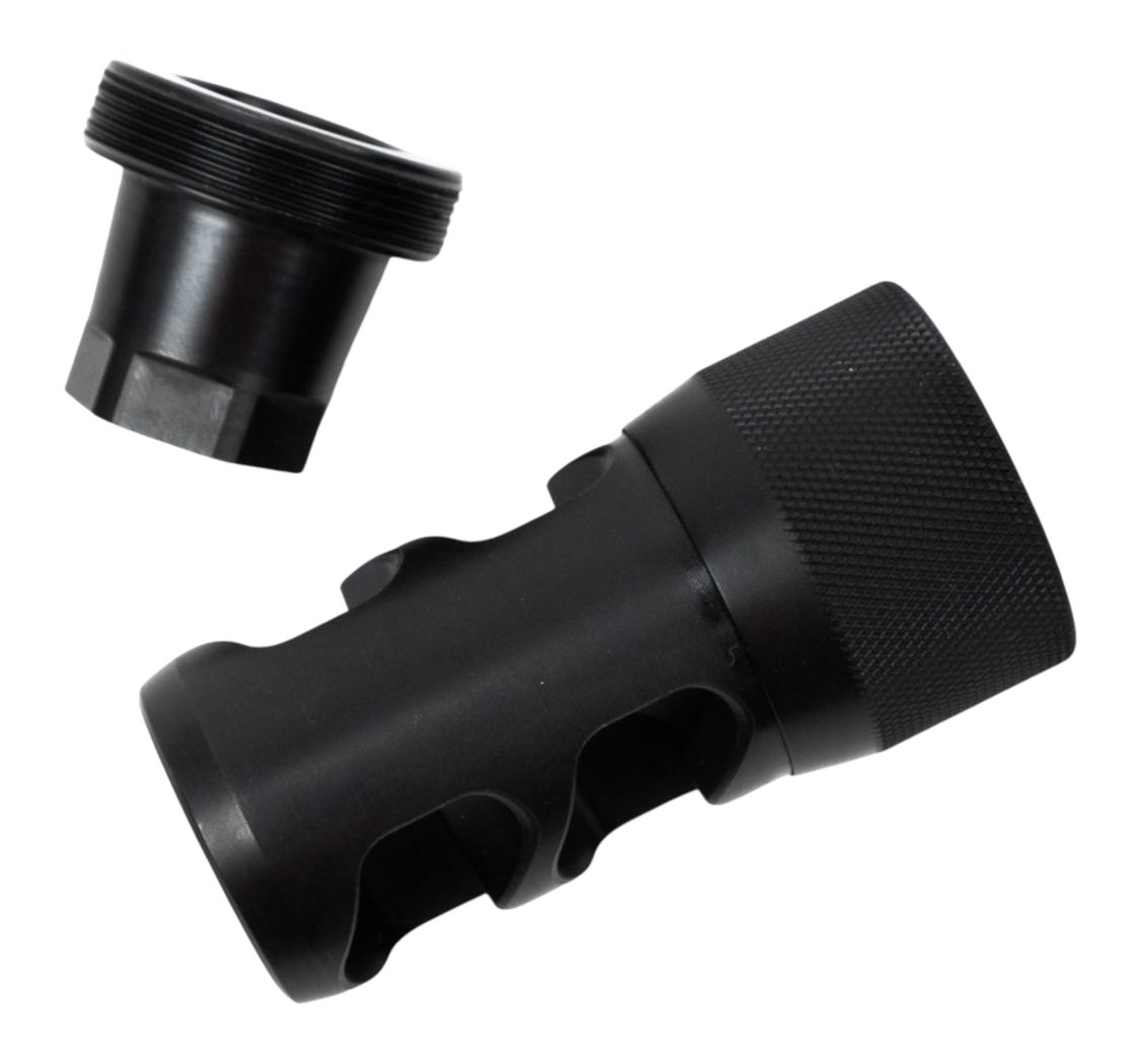 Area419 419 Hellfire 2P-Self Timing Muzzle Brake w/ Adapter 6.5mm/30cal 1/2