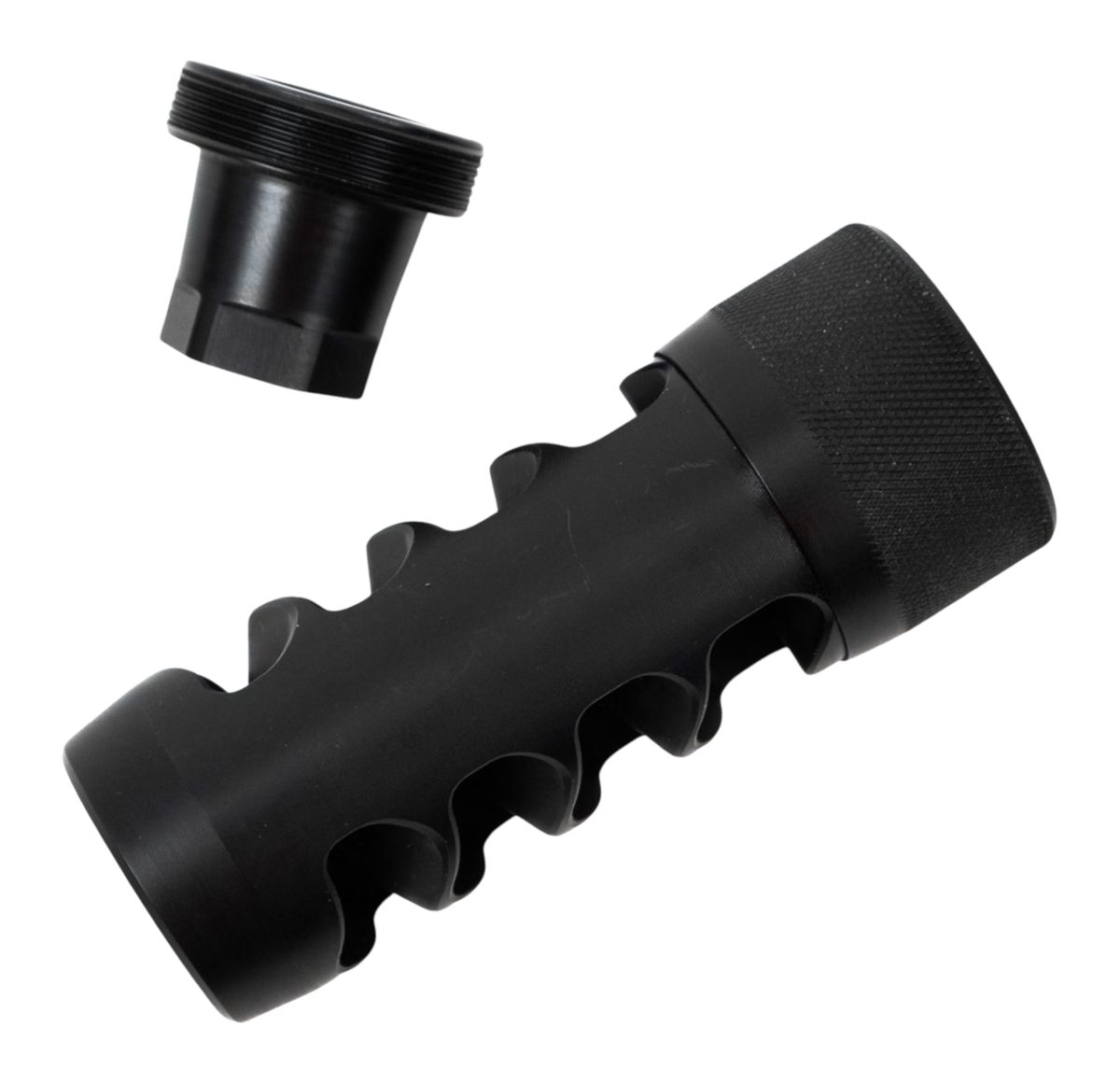 Area419 419 Hellfire Match Self Timing Muzzle Brake 6mm 5/8-24 Black Nitrid