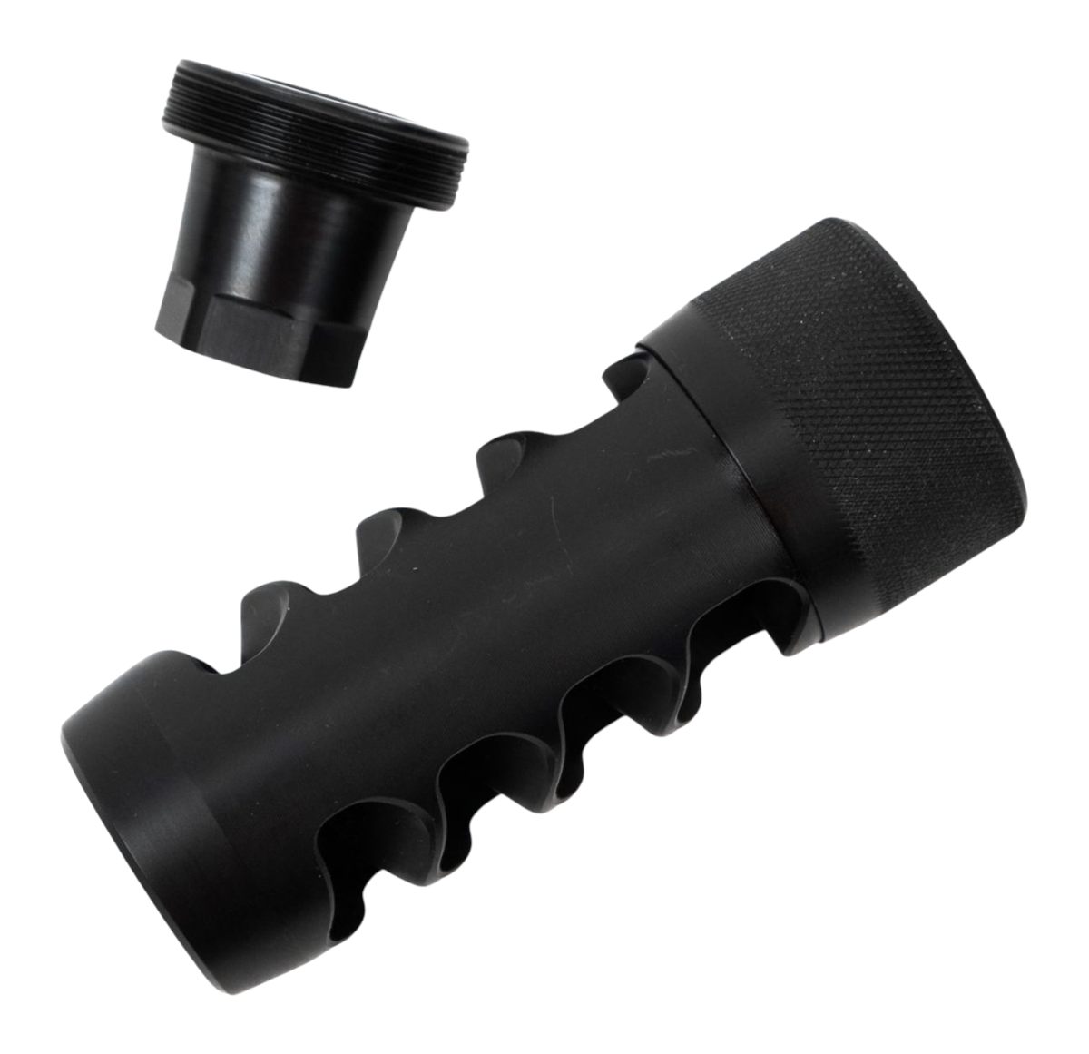 Area419 419 Hellfire Match Self Timing Muzzle Brake 30cal 5/8-24 Black Nitr