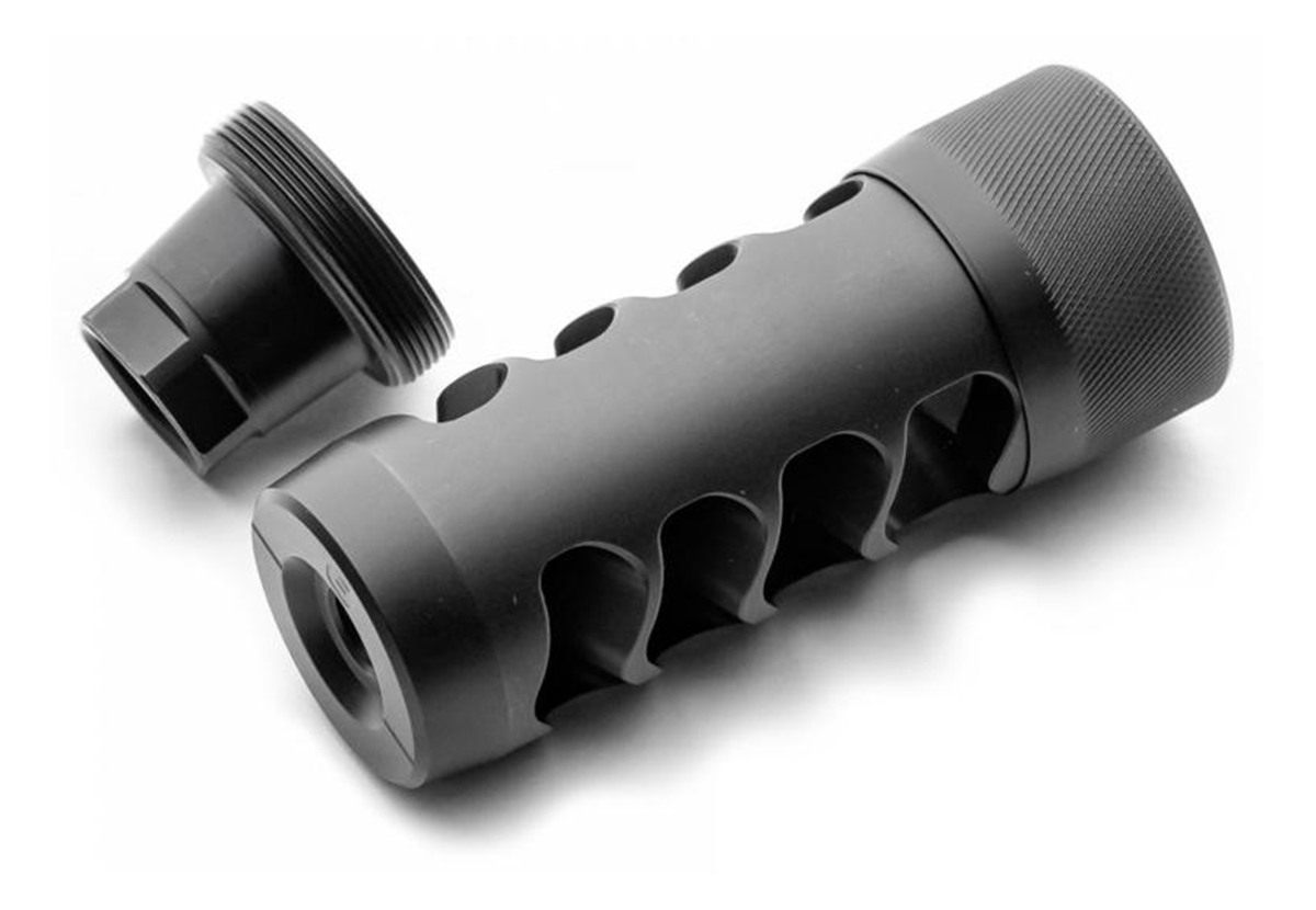 Area419 419 Hellfire Match Self Timing Muzzle Brake 30cal 5/8-24 Black Nitr view 2