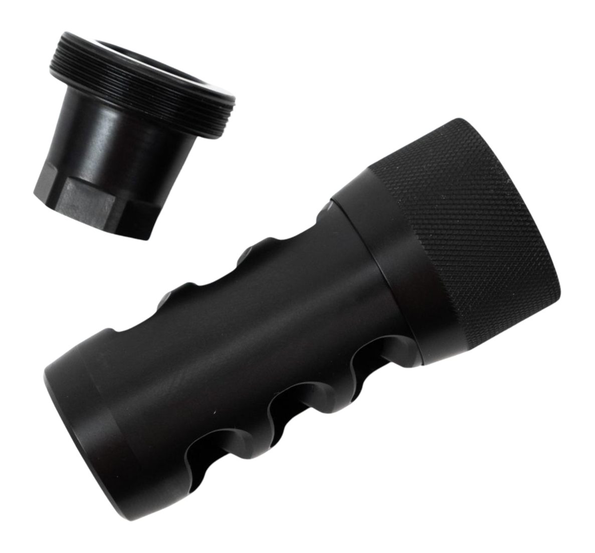 Area419 419 Hellfire Self Timing Muzzle Brake 338 Black Nitride 5/8-24