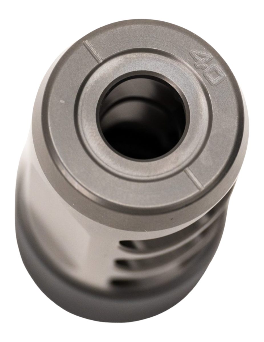 Area419 Hellfire Titanium Self-Timing Muzzle Brake .40 and Under 5/8x24