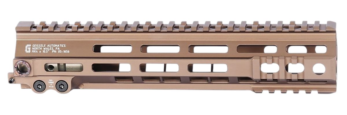 Geissele Automatics 051656S Super Modular Rail Mk4 DDC Aluminum 10.50in Lon