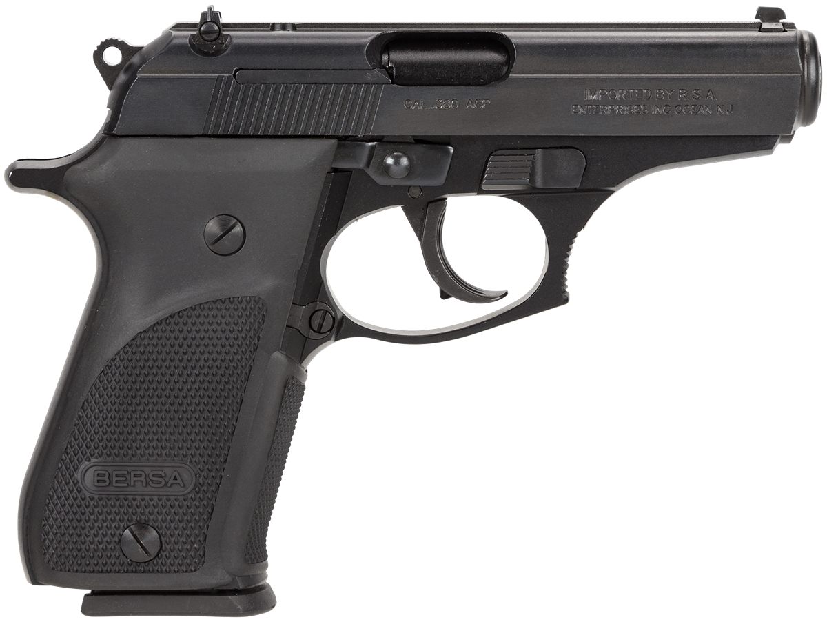 Bersa THUN380PM15 Thunder Plus Sub-Compact 380 ACP 15+1, 3.50in Black Steel