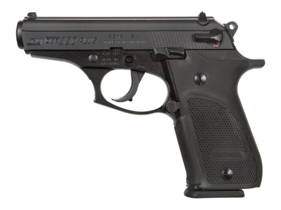 Bersa THUN380PM15 Thunder Plus Sub-Compact 380 ACP 15+1, 3.50in Black Steel view 2