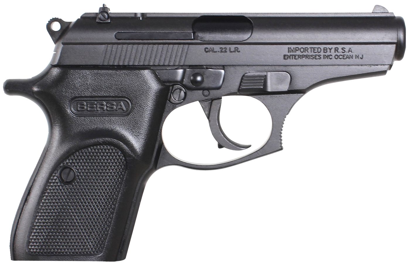 Bersa USA T22M Thunder Micro-Compact 22 LR 10+1, 3.50in Black Steel Barrel