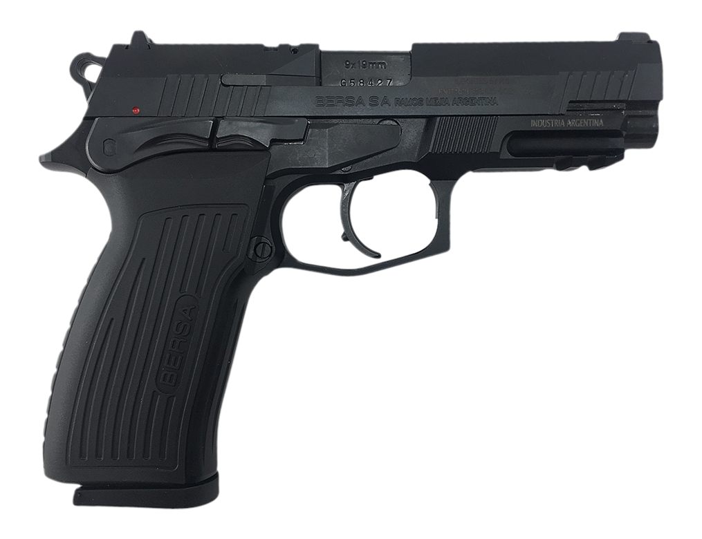 Bersa USA TPR9M Full Size 9mm Luger 17+1, 4.25in Black Steel Barrel, Matte