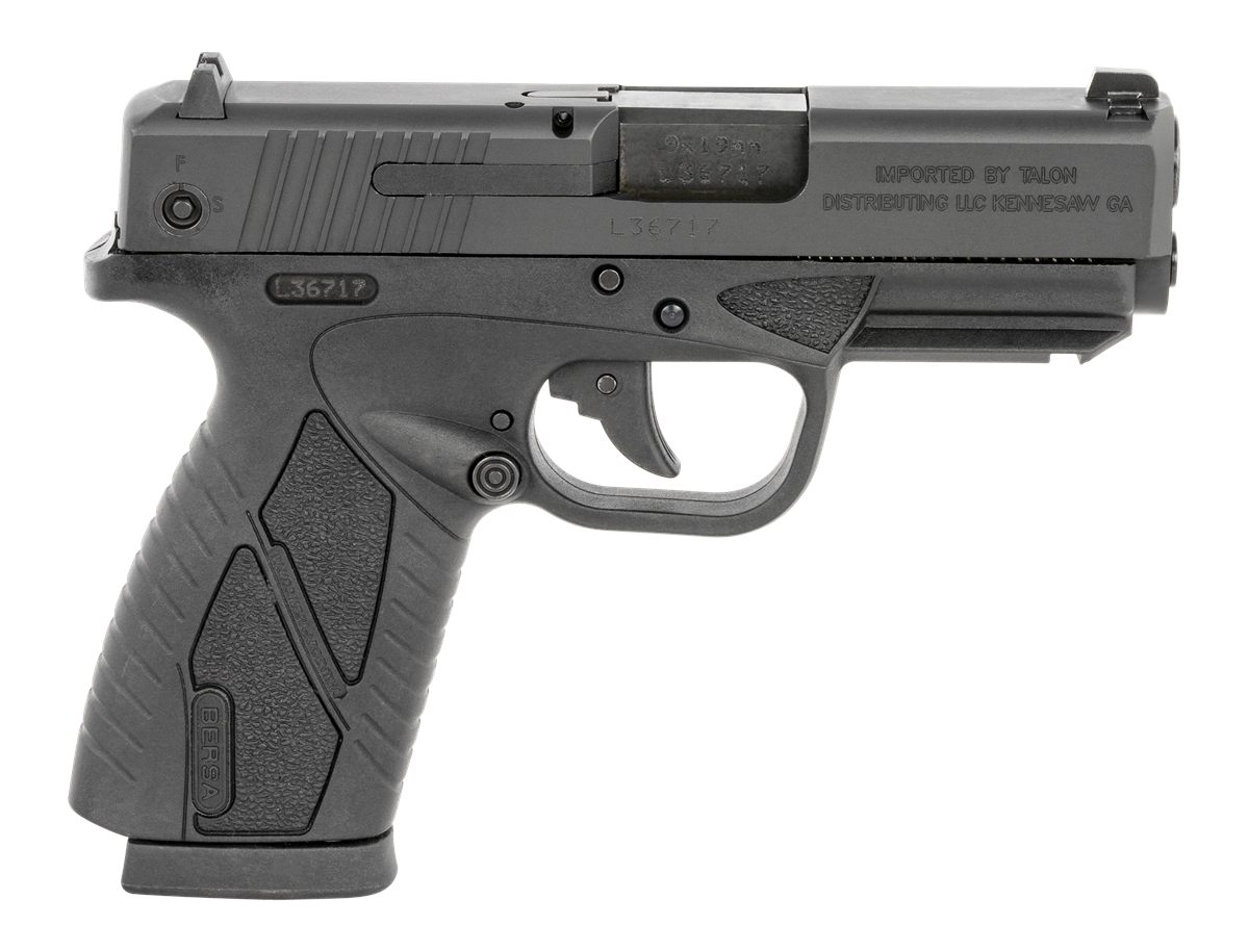 Bersa USA BP9MCC Bpcc Sub-Compact 9mm Luger 8+1, 3.30in Black Steel Barrel