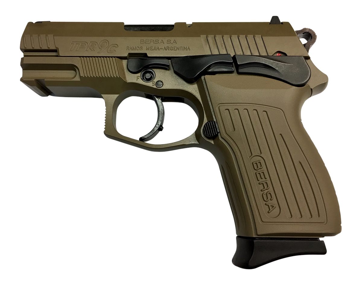 Bersa TPR9CFDE Tprc 9mm Luger 13+1, 3.50in Black Steel Barrel, Flat Dark Ea