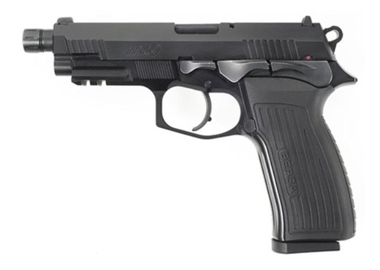 Bersa TPR9MX Tprx Full Size 9mm Luger 17+1, 4.25in Black Steel Threaded Bar view 2